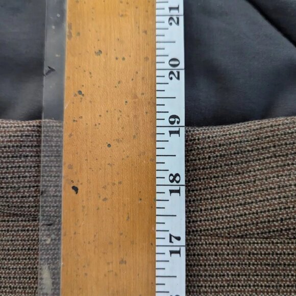 Jordan Marsh brown suit Jacket sz 48 (check last photo) - Picture 9 of 15